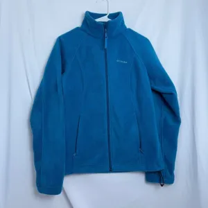 Columbia Fleece Jacket Full Zip Lightweight Outdoor Activewear Blue Women's M
