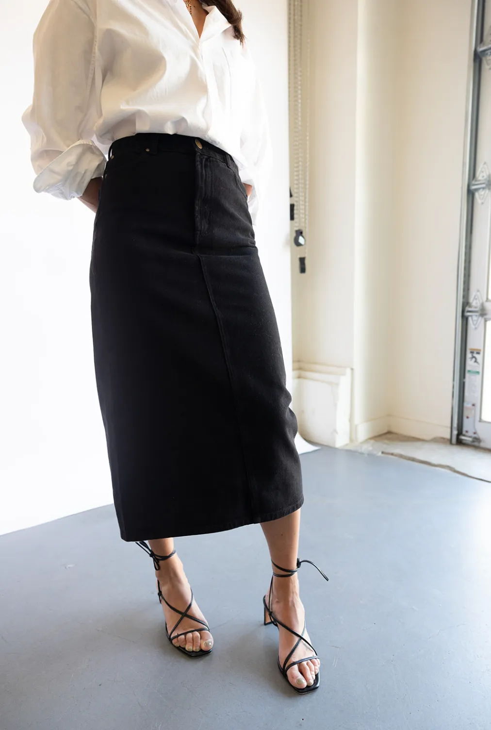 Column Skirt - Black