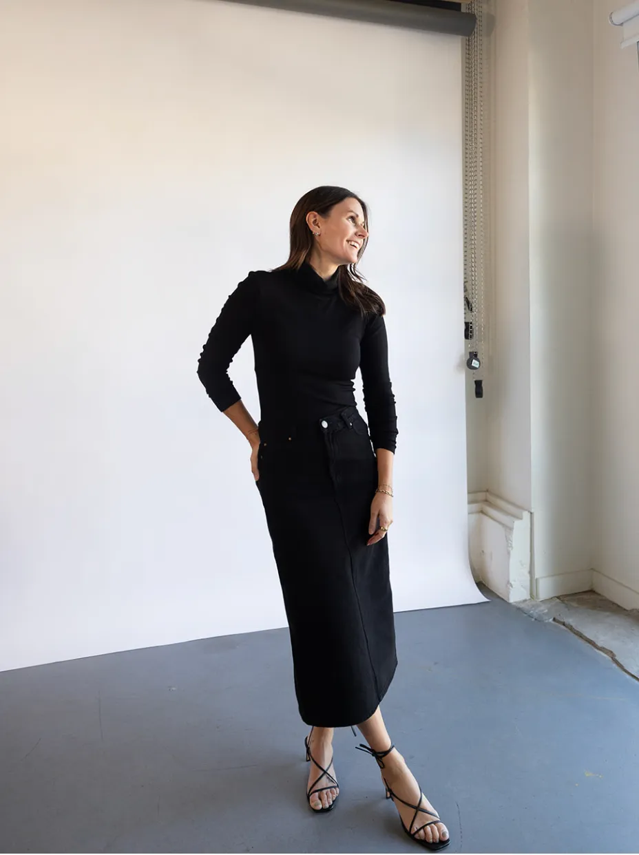 Column Skirt - Black