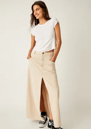 Come As You Are Cord Skirt