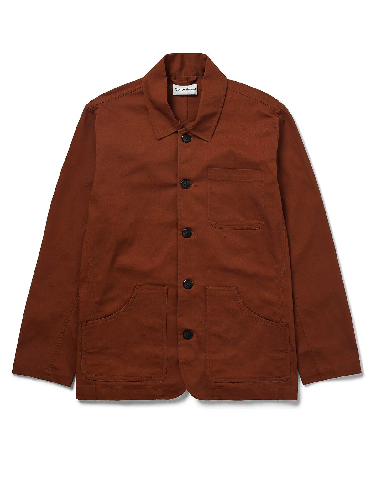 Contentment. Twill Terracotta Shacket