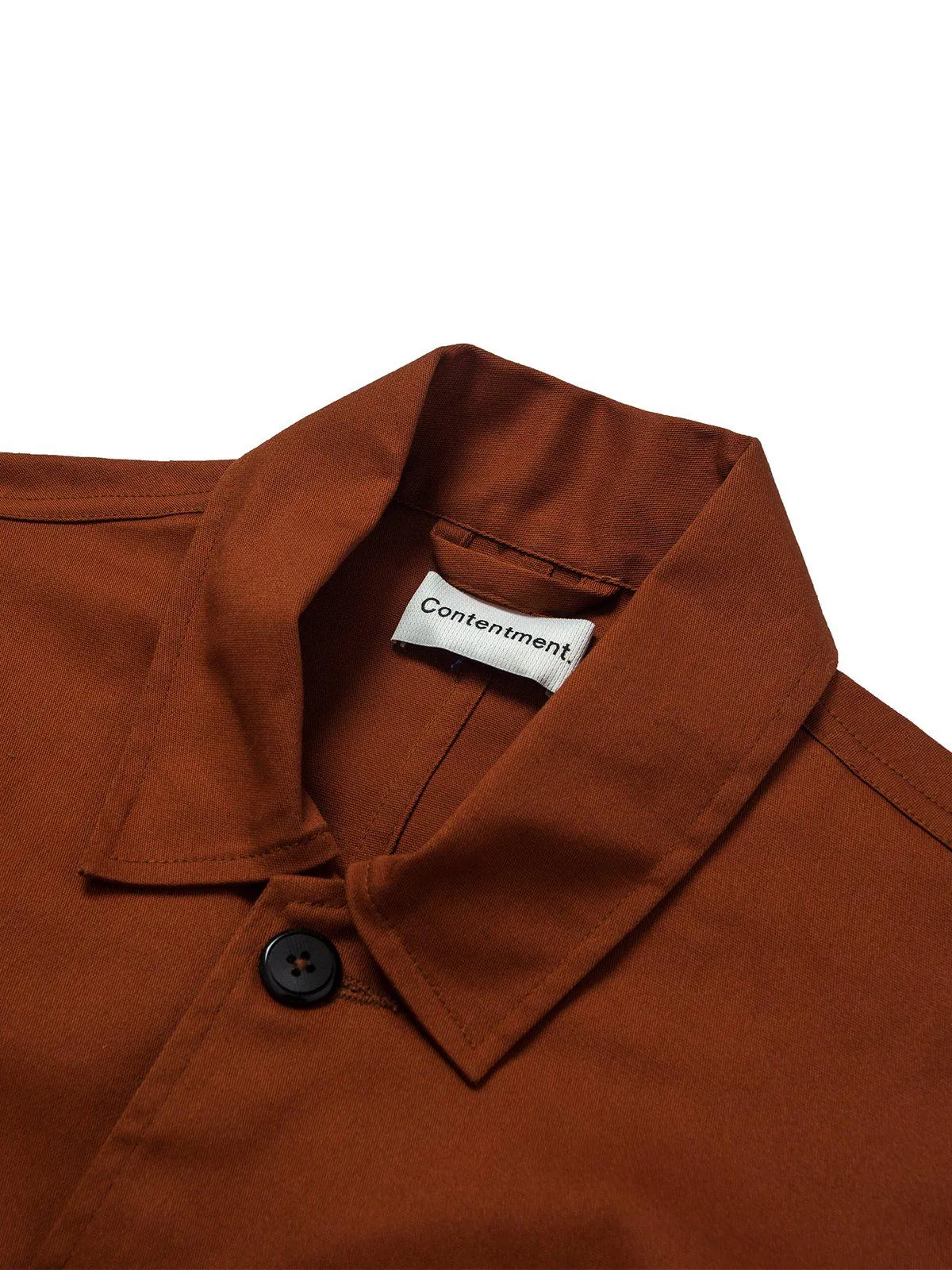 Contentment. Twill Terracotta Shacket