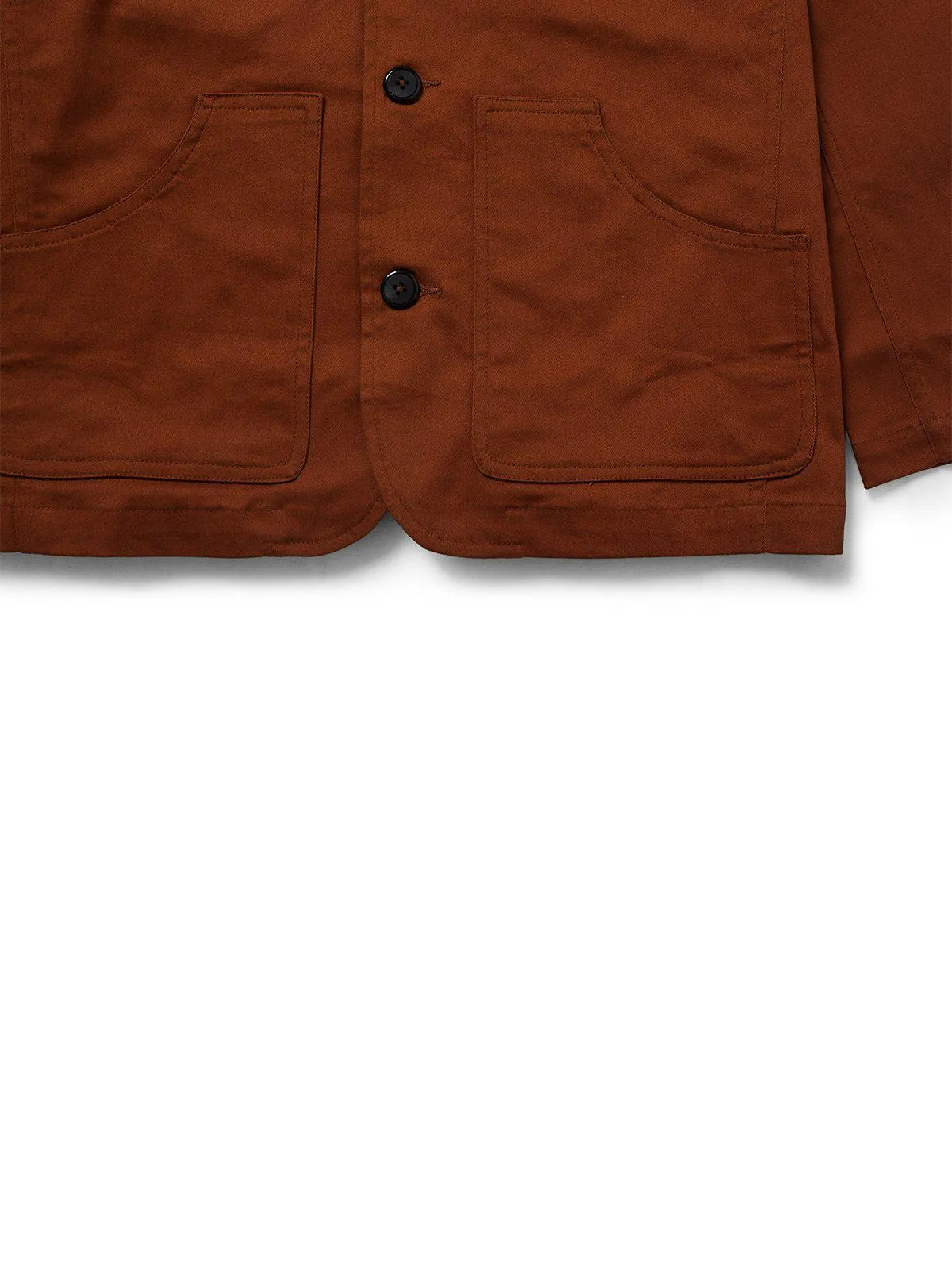 Contentment. Twill Terracotta Shacket