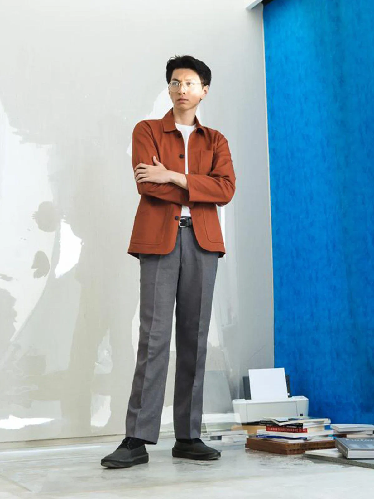 Contentment. Twill Terracotta Shacket