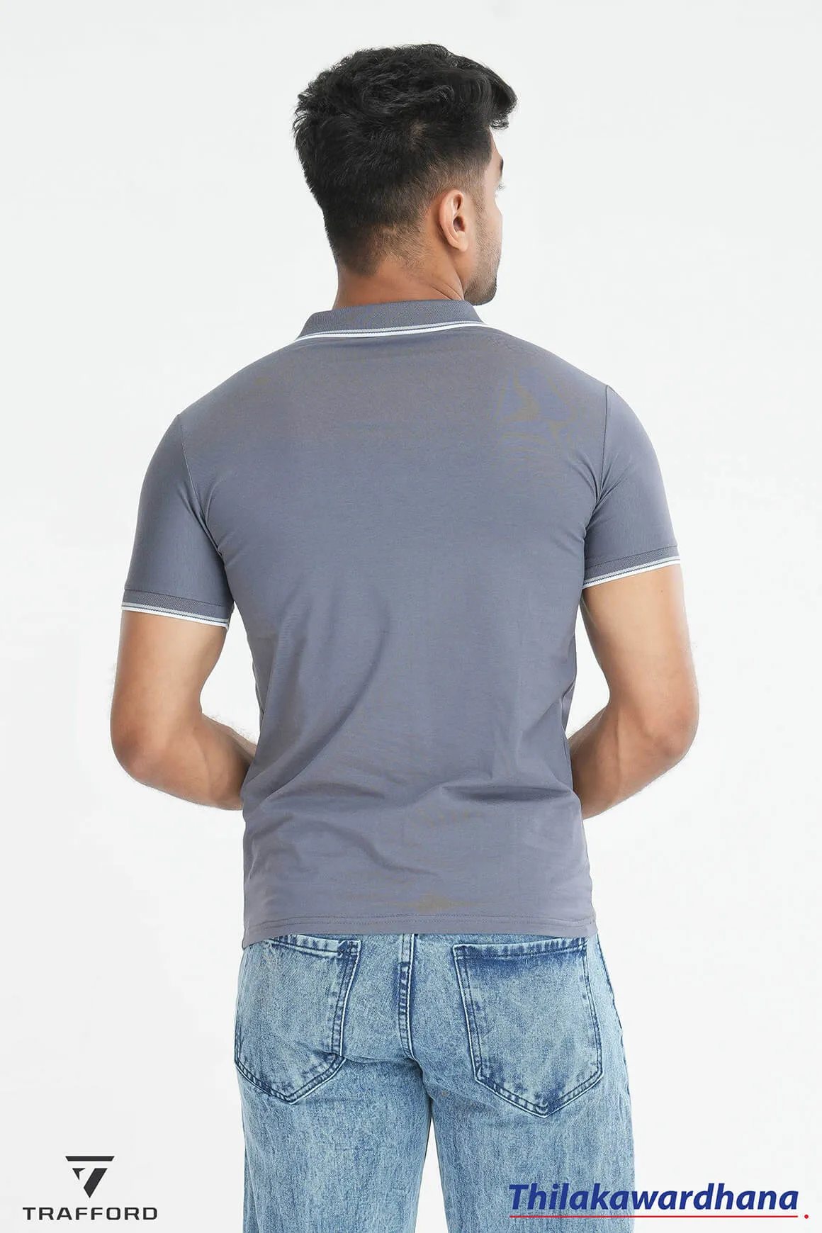 Contrast Detailed Classic Polo T Shirt