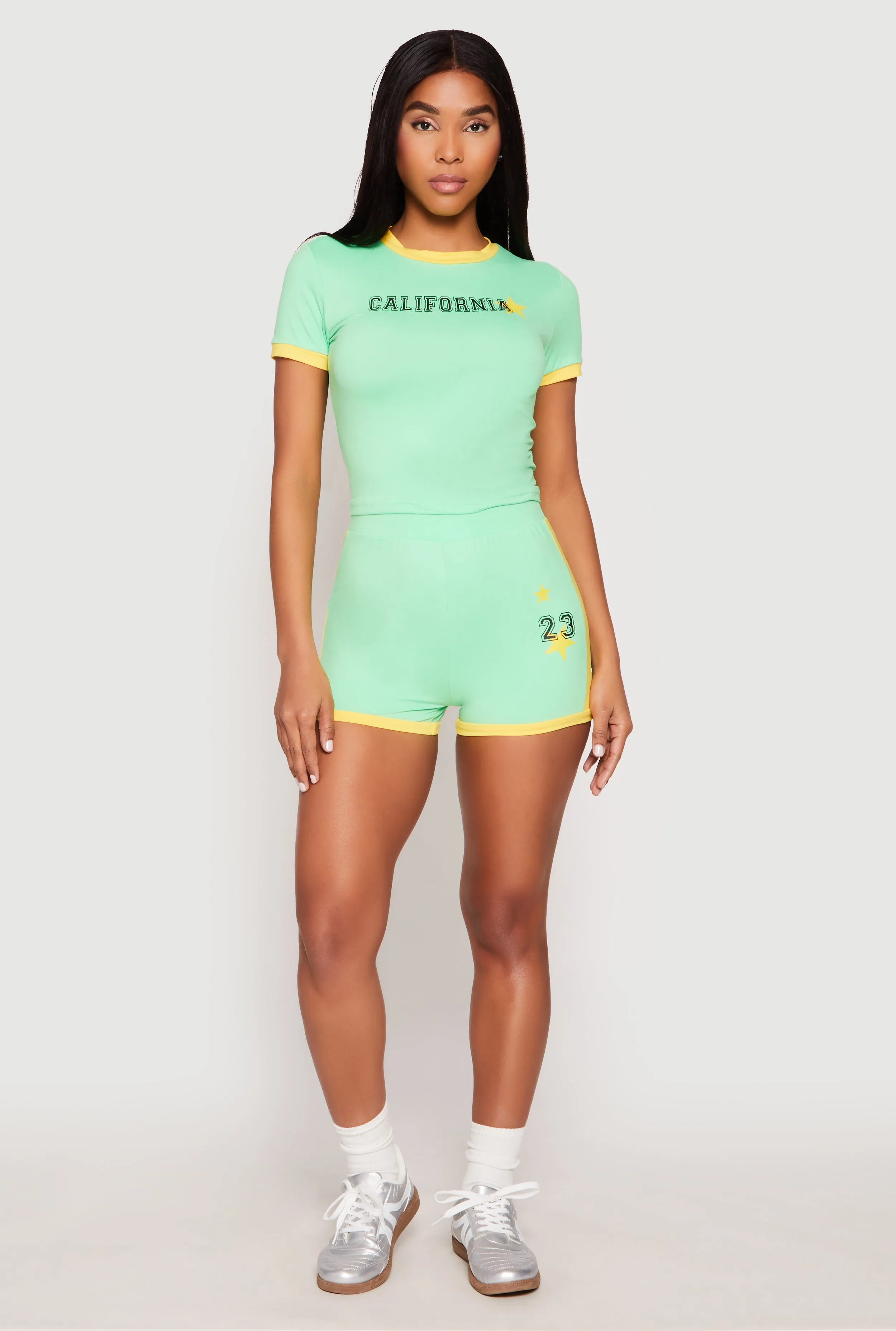Contrast Trim 23 Graphic Shorts