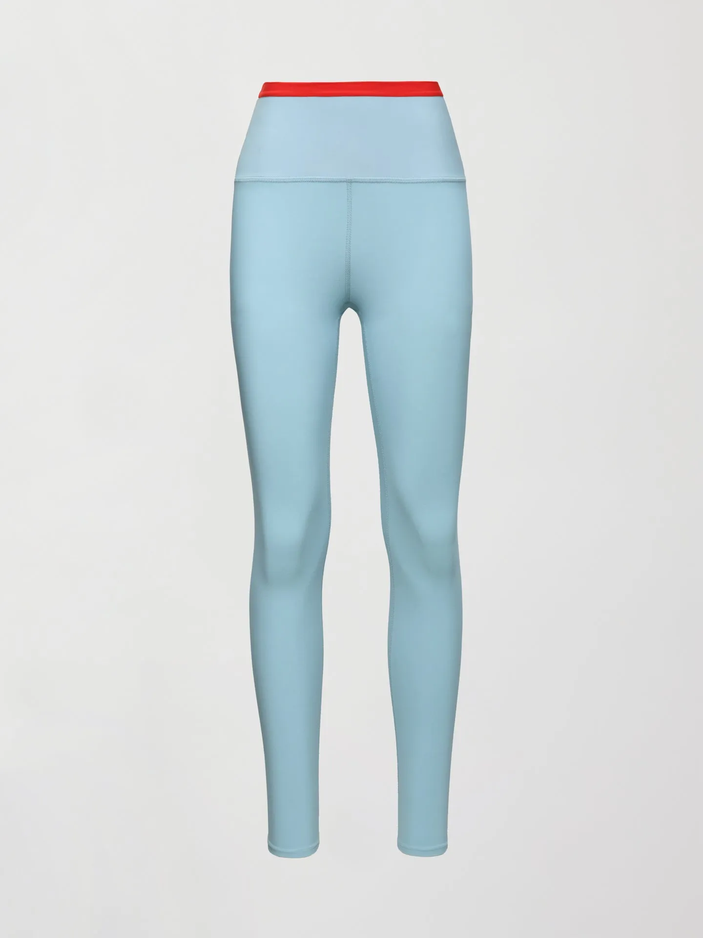 Contrast Waistband Legging in Melt - Sky Blue/ BitterSweet