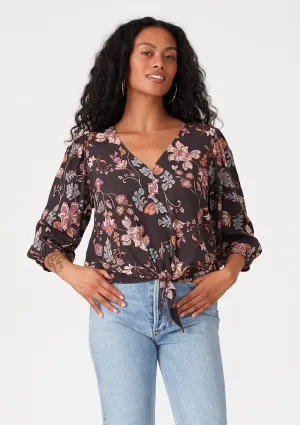 Coraline Tie Front Top
