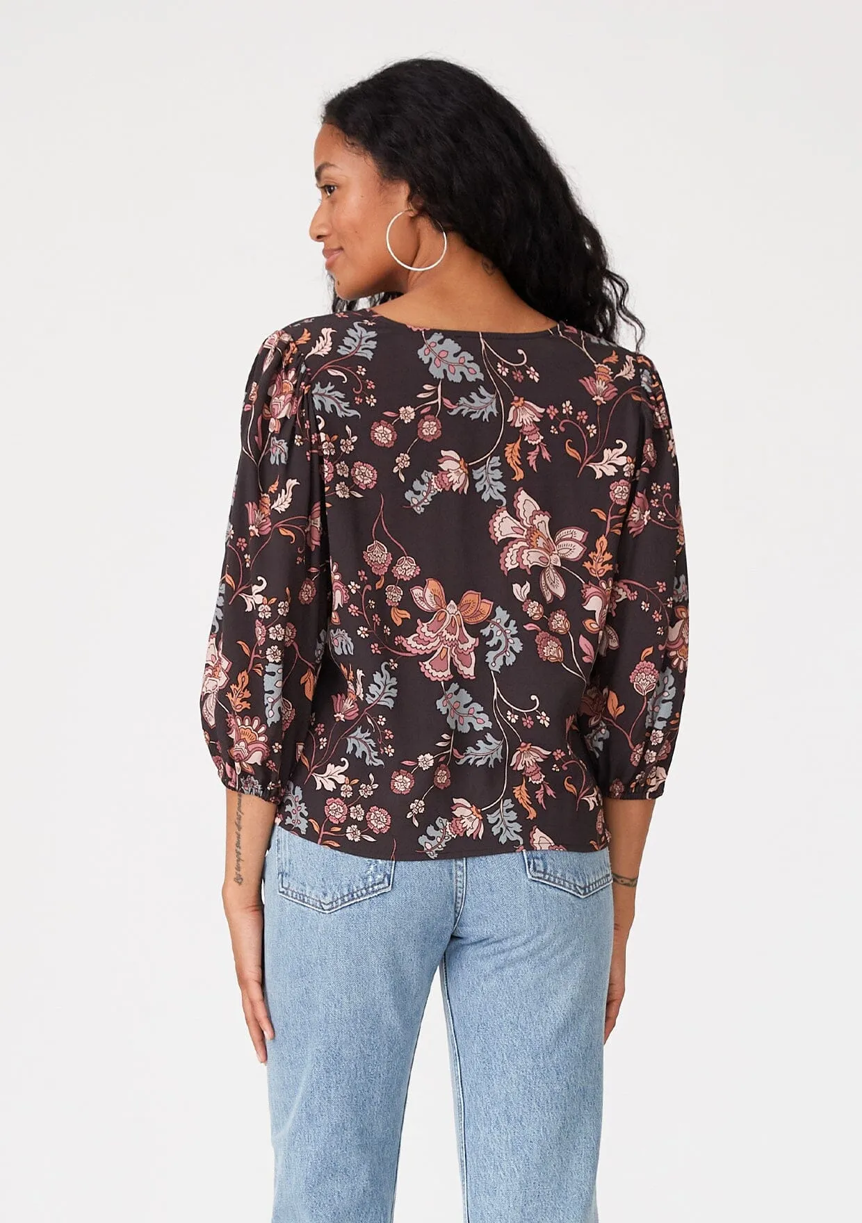 Coraline Tie Front Top