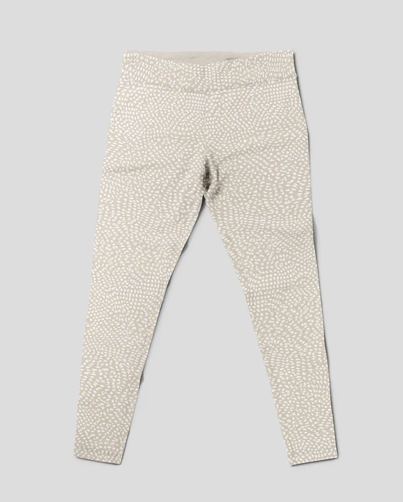 Cottage Cream Yoga Leggings