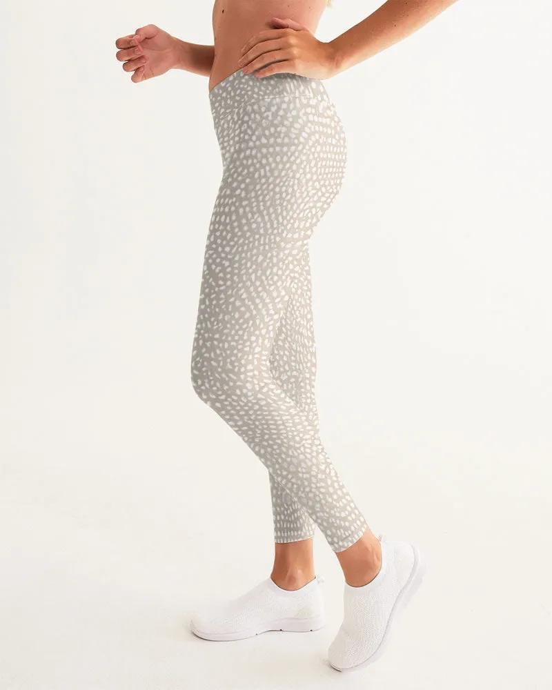 Cottage Cream Yoga Leggings