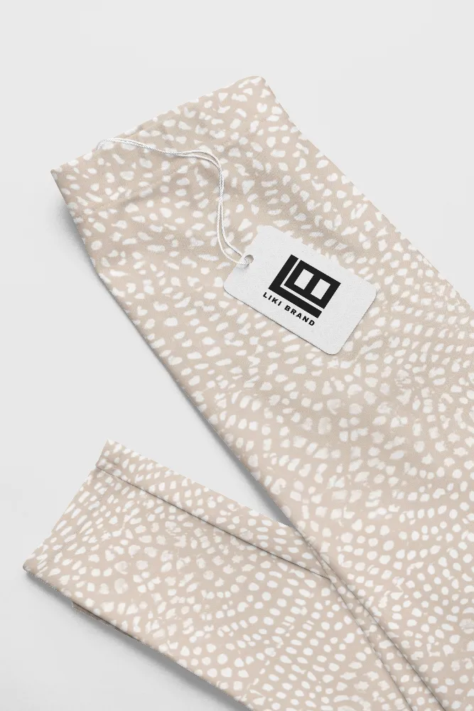 Cottage Cream Yoga Leggings
