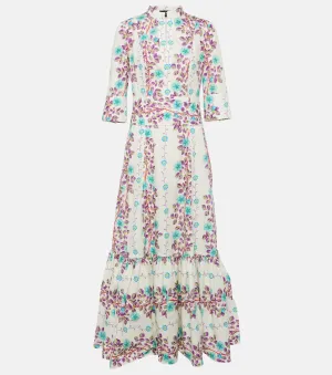 Cotton shirt dress with Etro print, multicolor