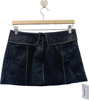 Couture Black Mini Skirt UK 8