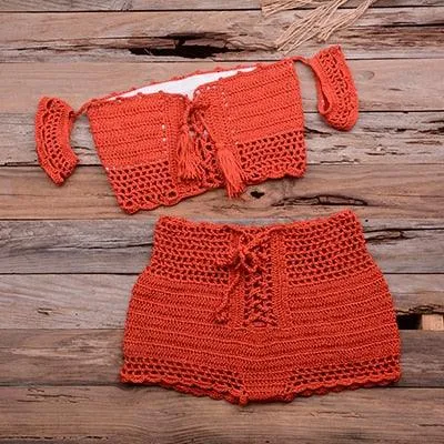 Crochet Boho Bikini Set