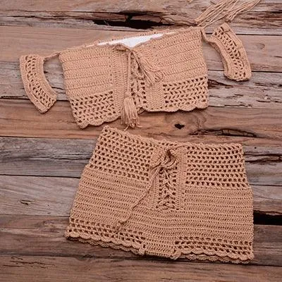 Crochet Boho Bikini Set