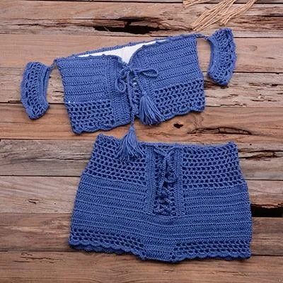 Crochet Boho Bikini Set