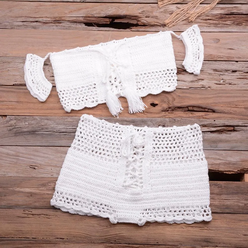 Crochet Boho Bikini Set