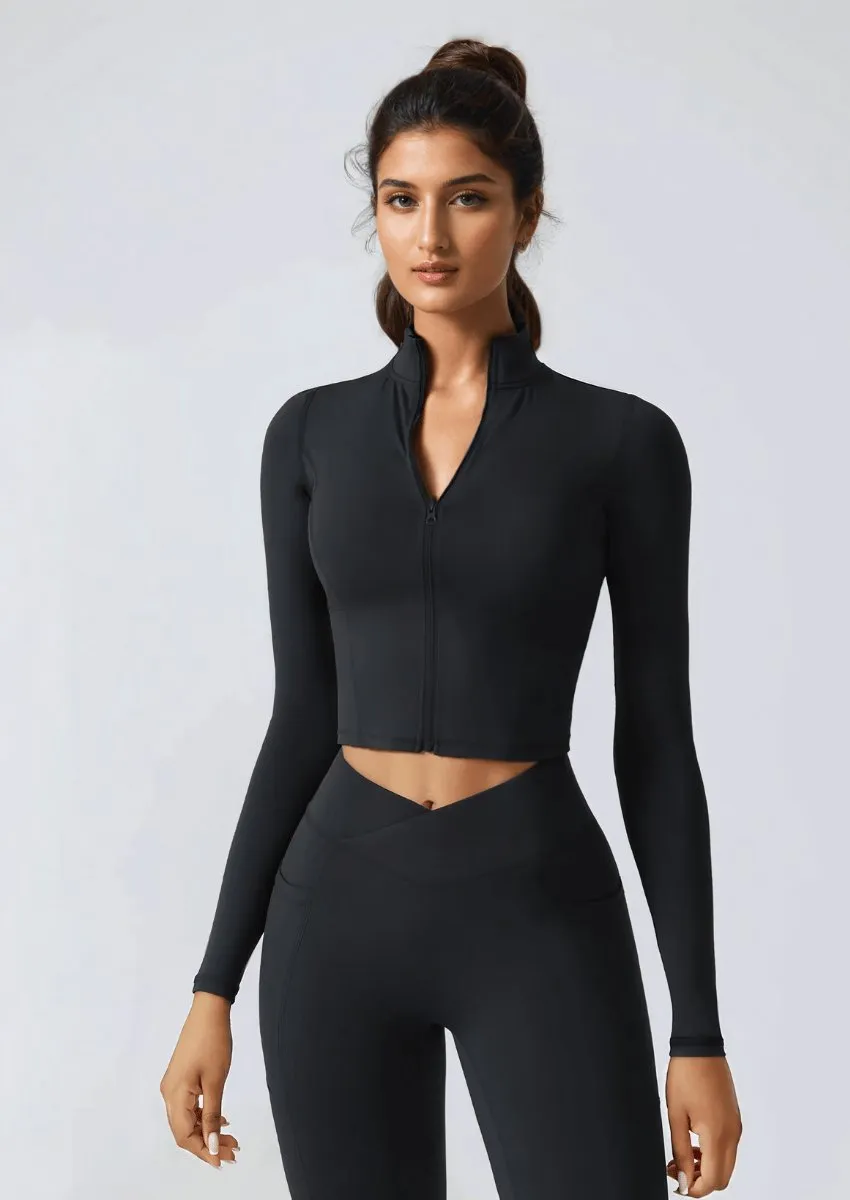 Crop Top Yoga Jacket