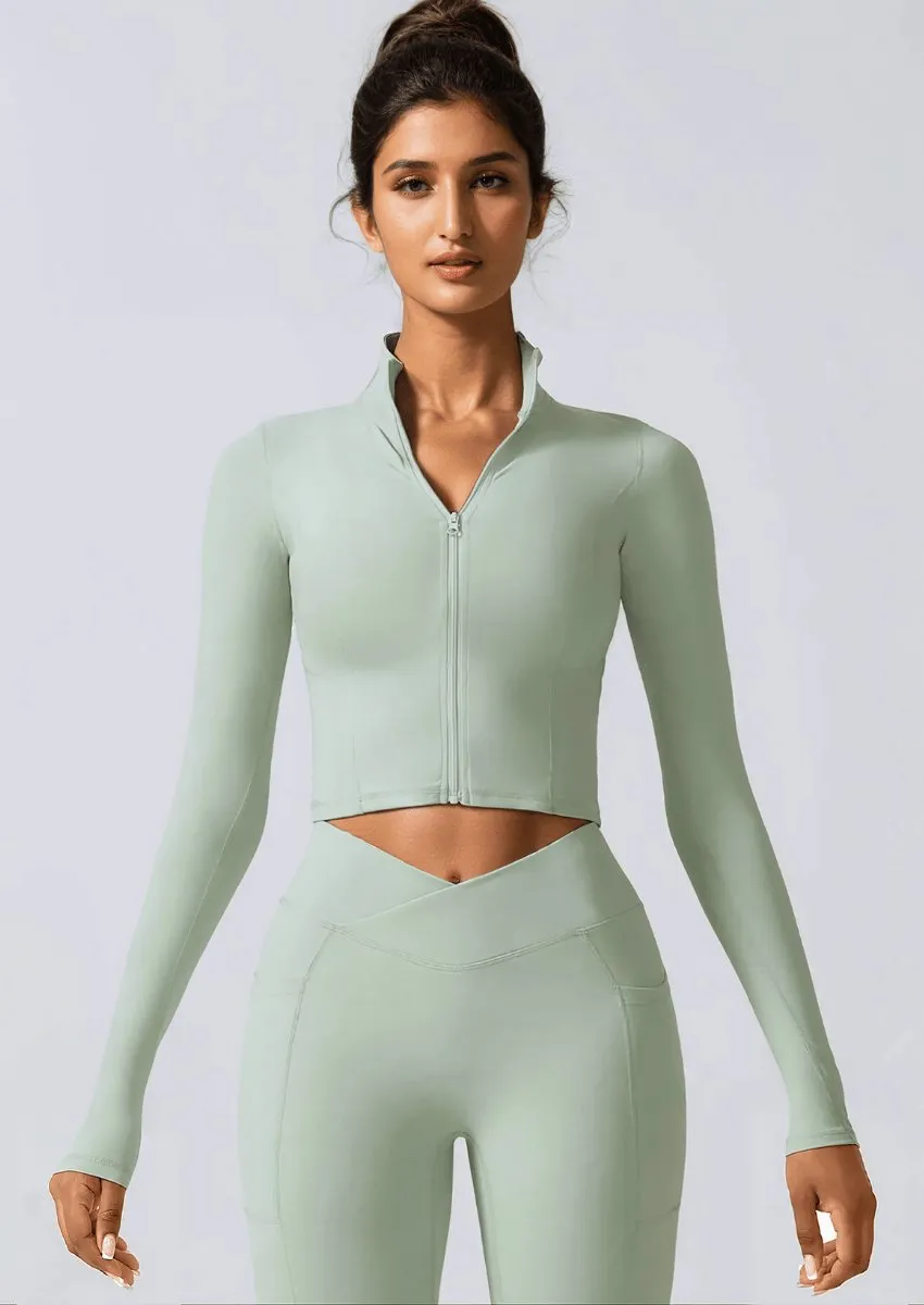 Crop Top Yoga Jacket