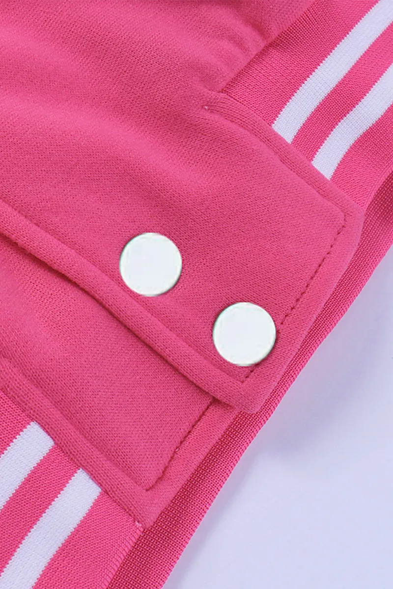 CS3153 Fleece Varsity Crop Jacket Outerwear