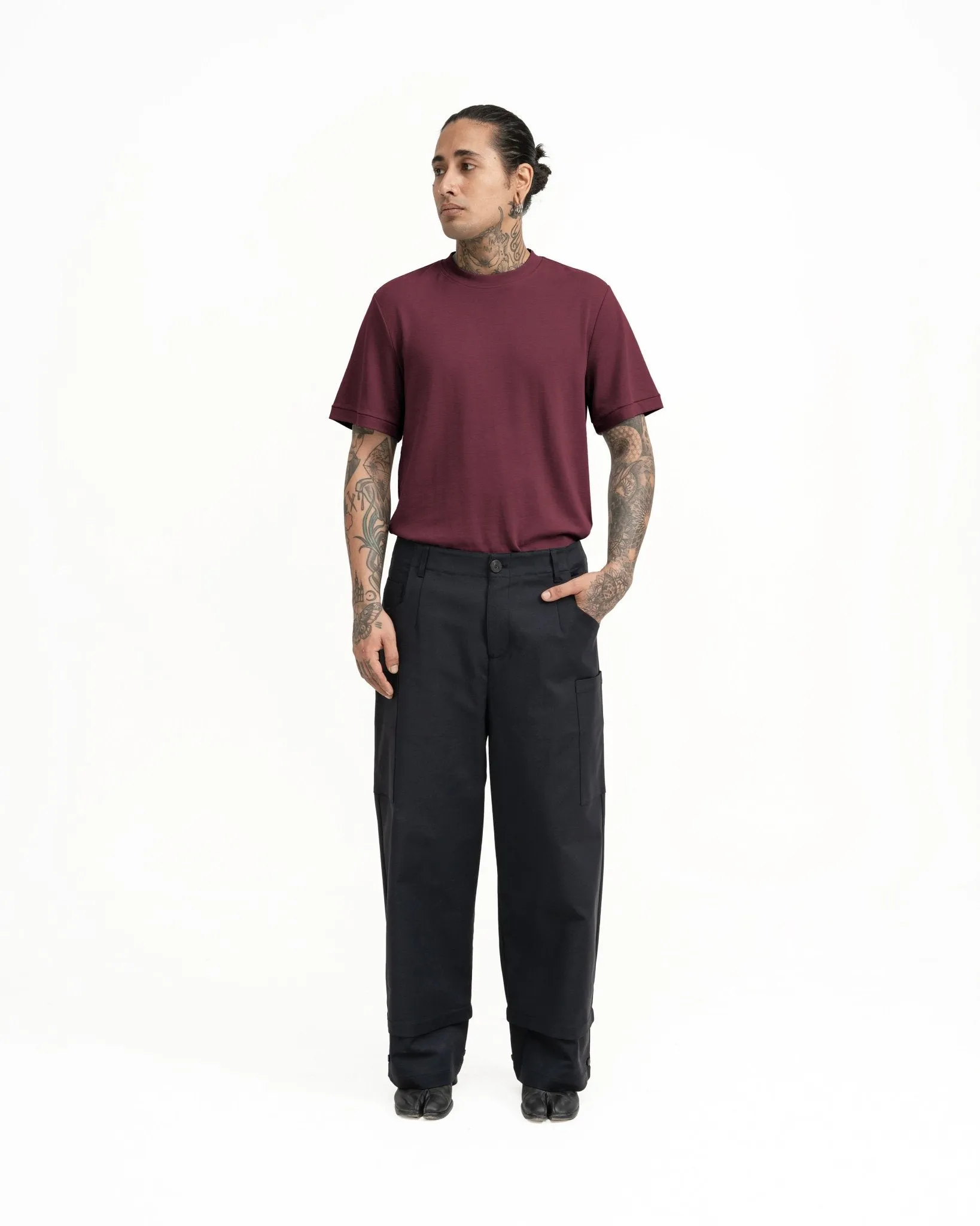 Cupro Classic Tee - Mulberry