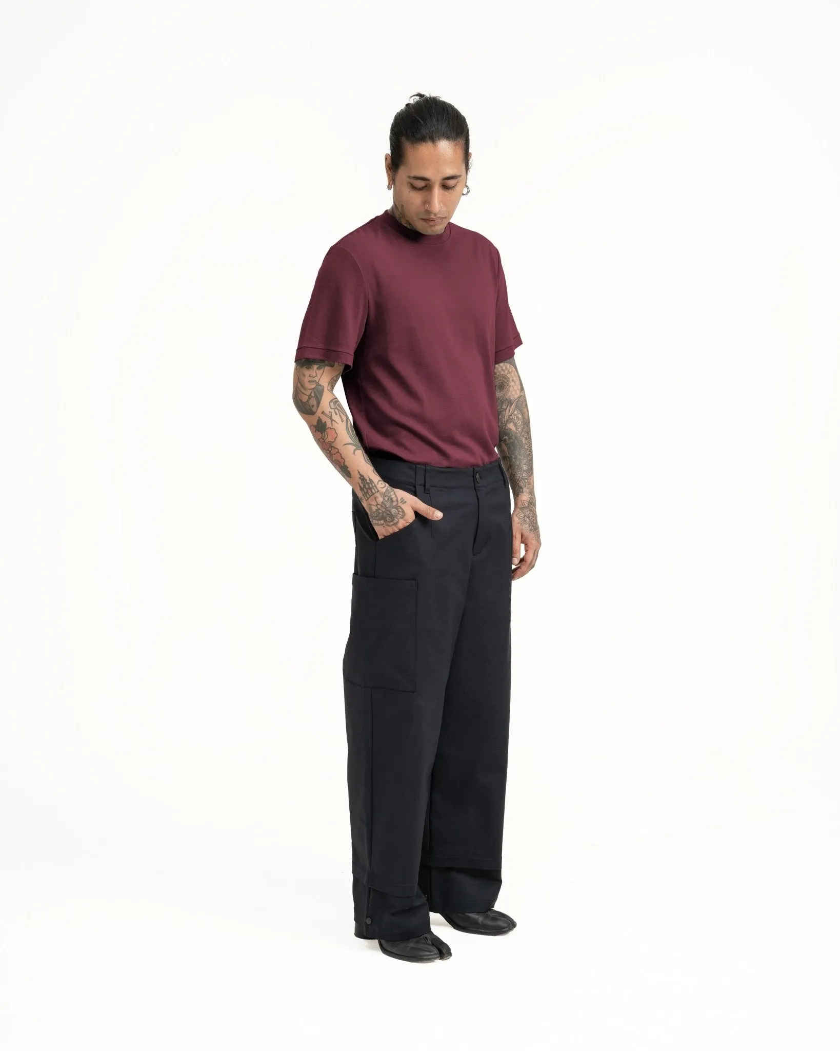 Cupro Classic Tee - Mulberry