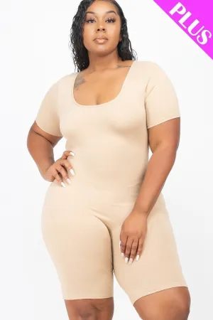 Curvy Gyrl Bodycon Romper