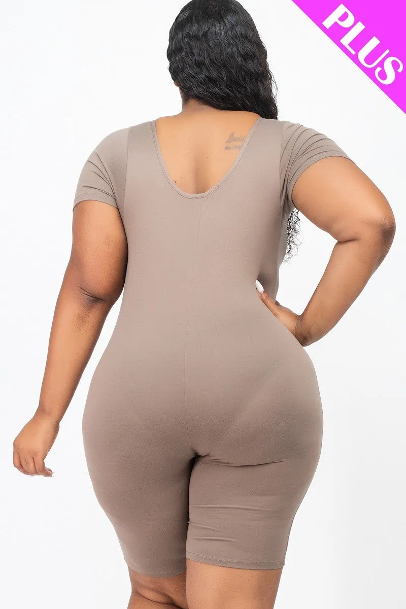 Curvy Gyrl Bodycon Romper