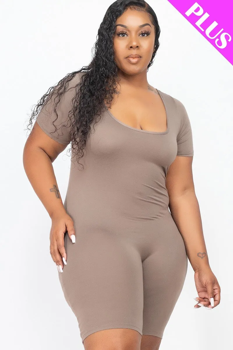 Curvy Gyrl Bodycon Romper