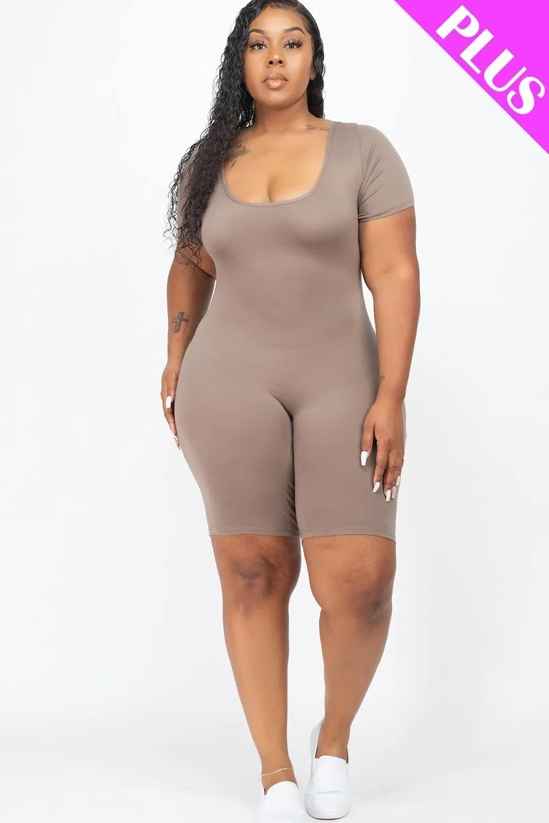 Curvy Gyrl Bodycon Romper