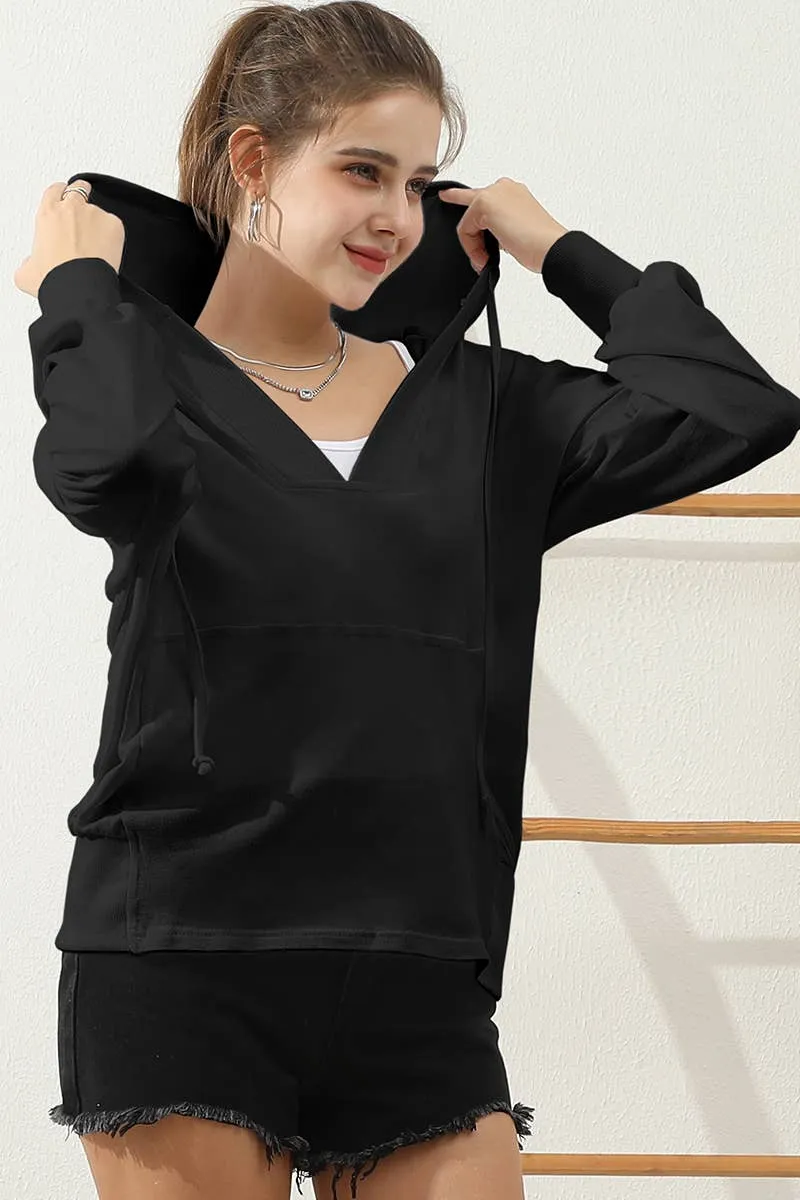 CWTTL1451_Basic Lightweight Pullover Hoodie Sweatshirt: AQUA / (S) 1