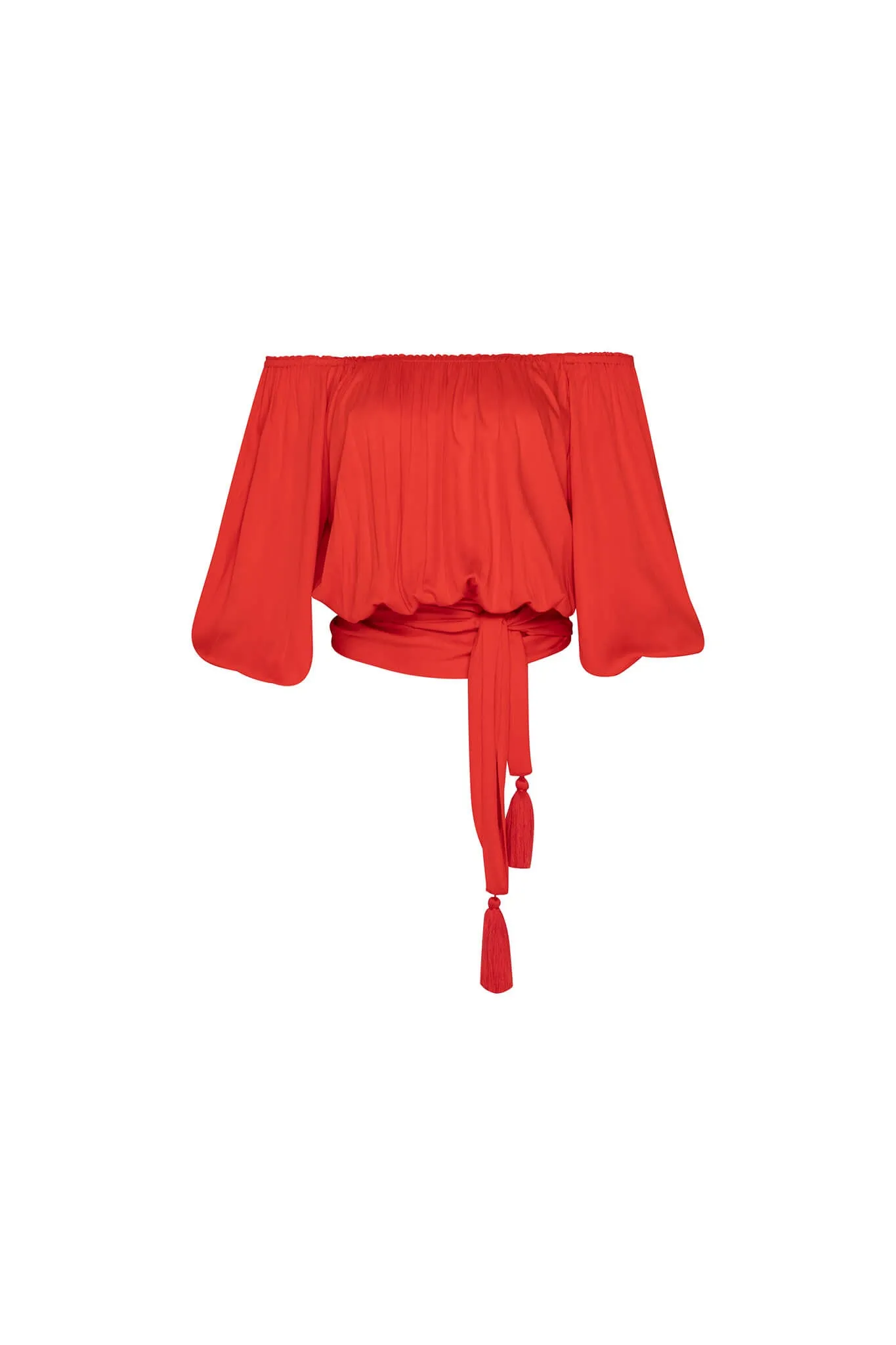 Dahlia Top Fiery Red