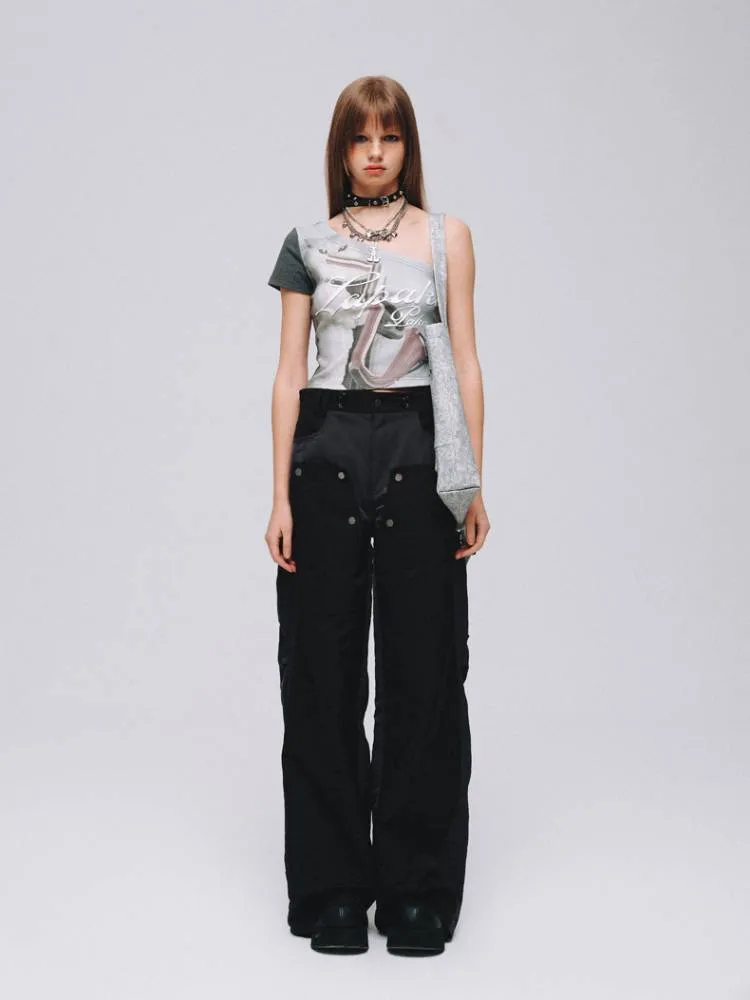 Dark Grey Casual Pants