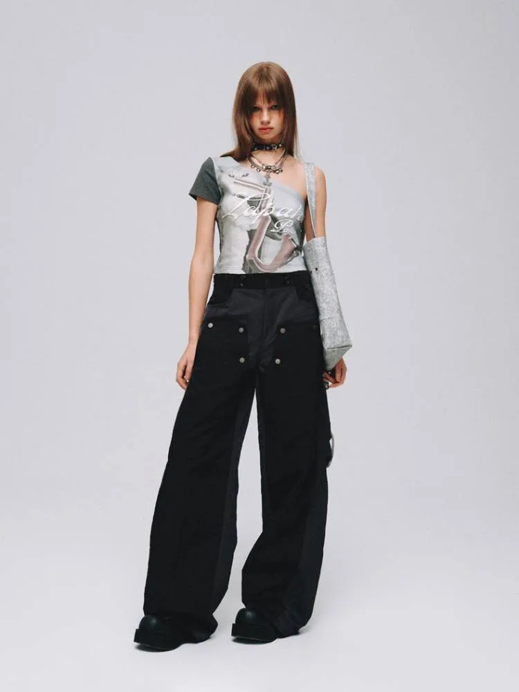 Dark Grey Casual Pants