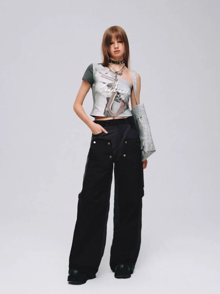 Dark Grey Casual Pants