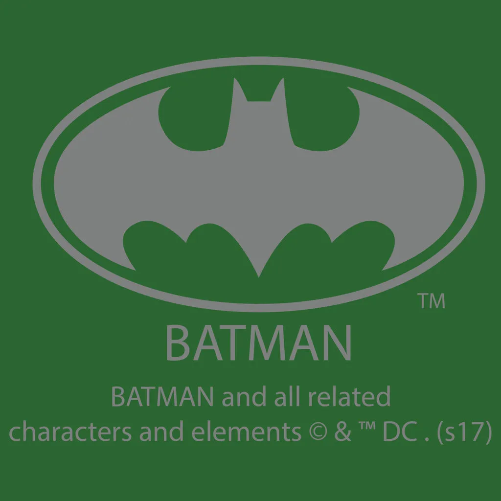 DC Comics Batman Xmas Pattern Official Sweatshirt (Green)
