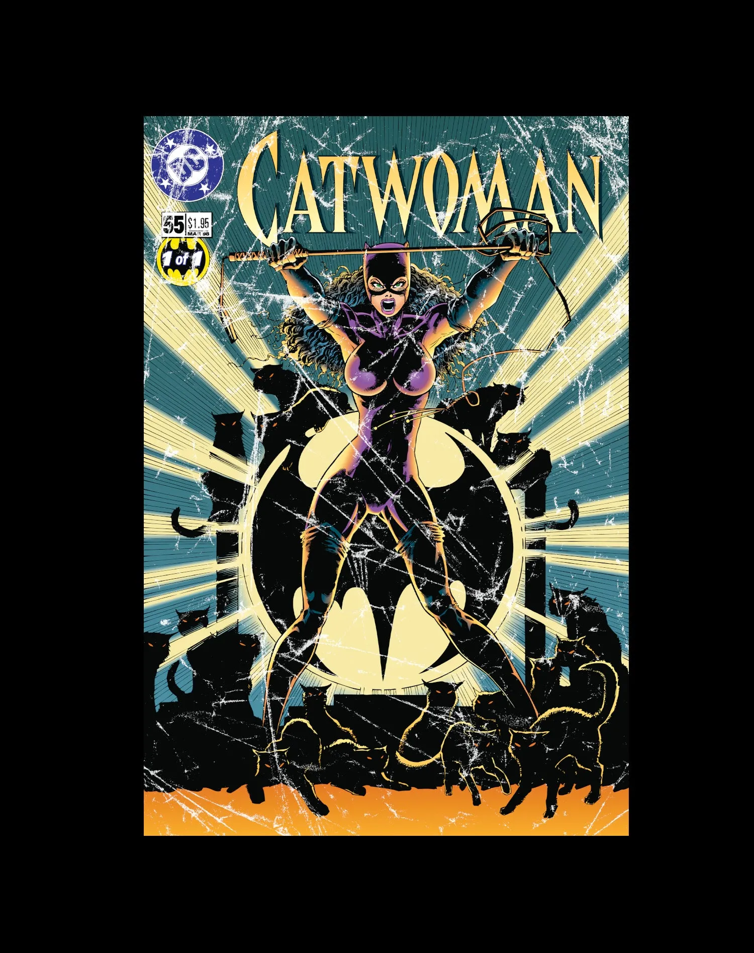 DC Comics Catwoman Cover CW55 Official Sweatshirt