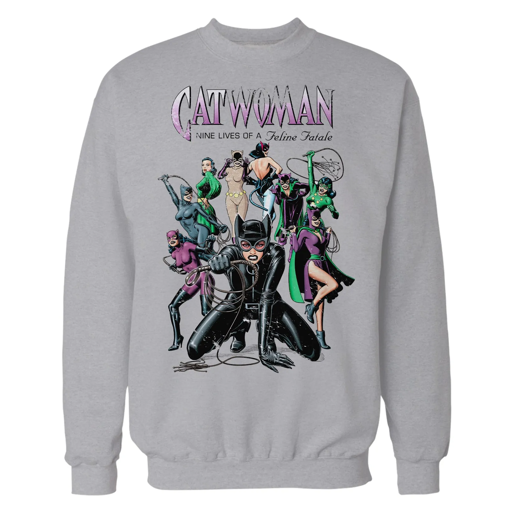 DC Comics Catwoman Cover Nine Lives Official Sweatshirt
