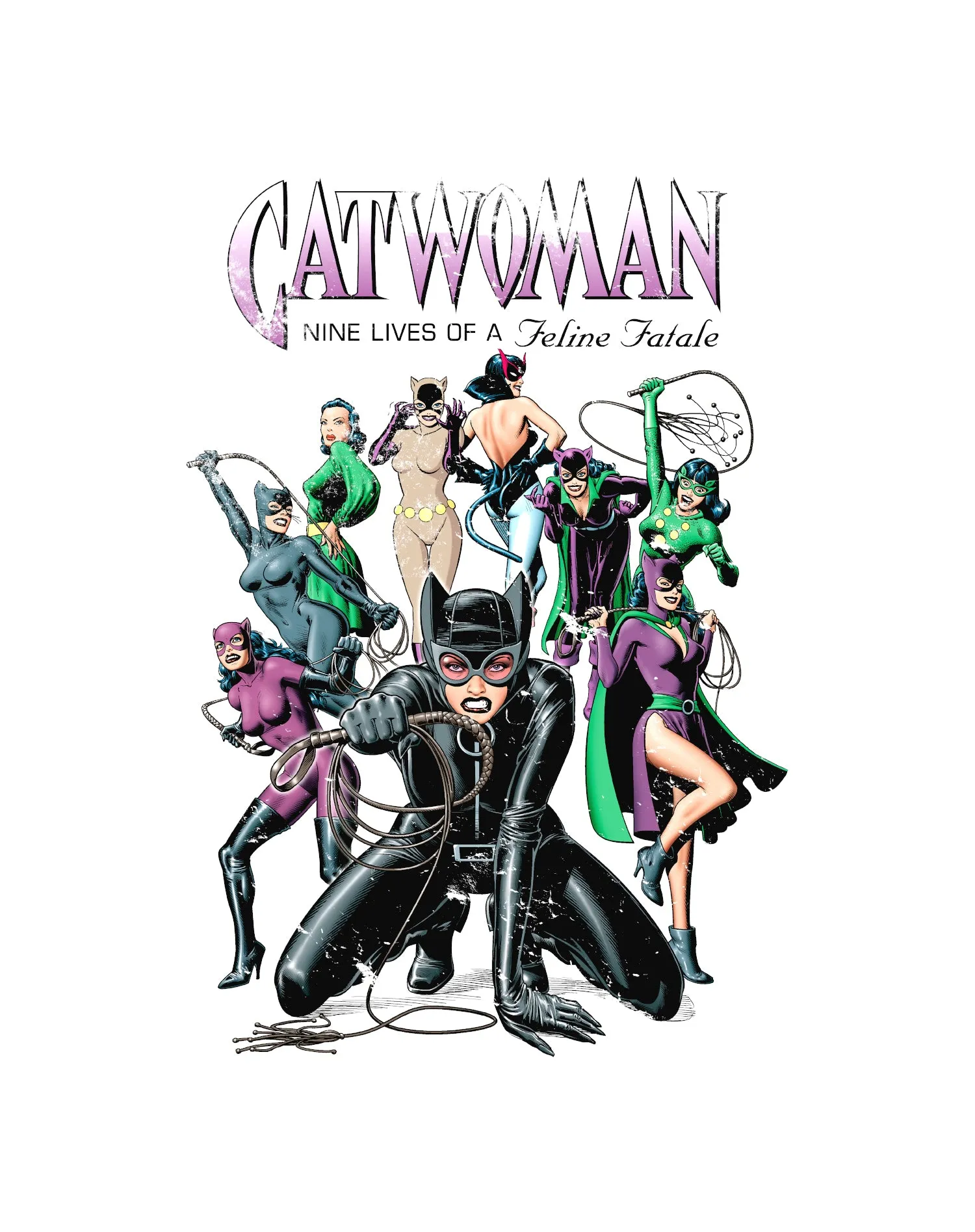DC Comics Catwoman Cover Nine Lives Official Sweatshirt