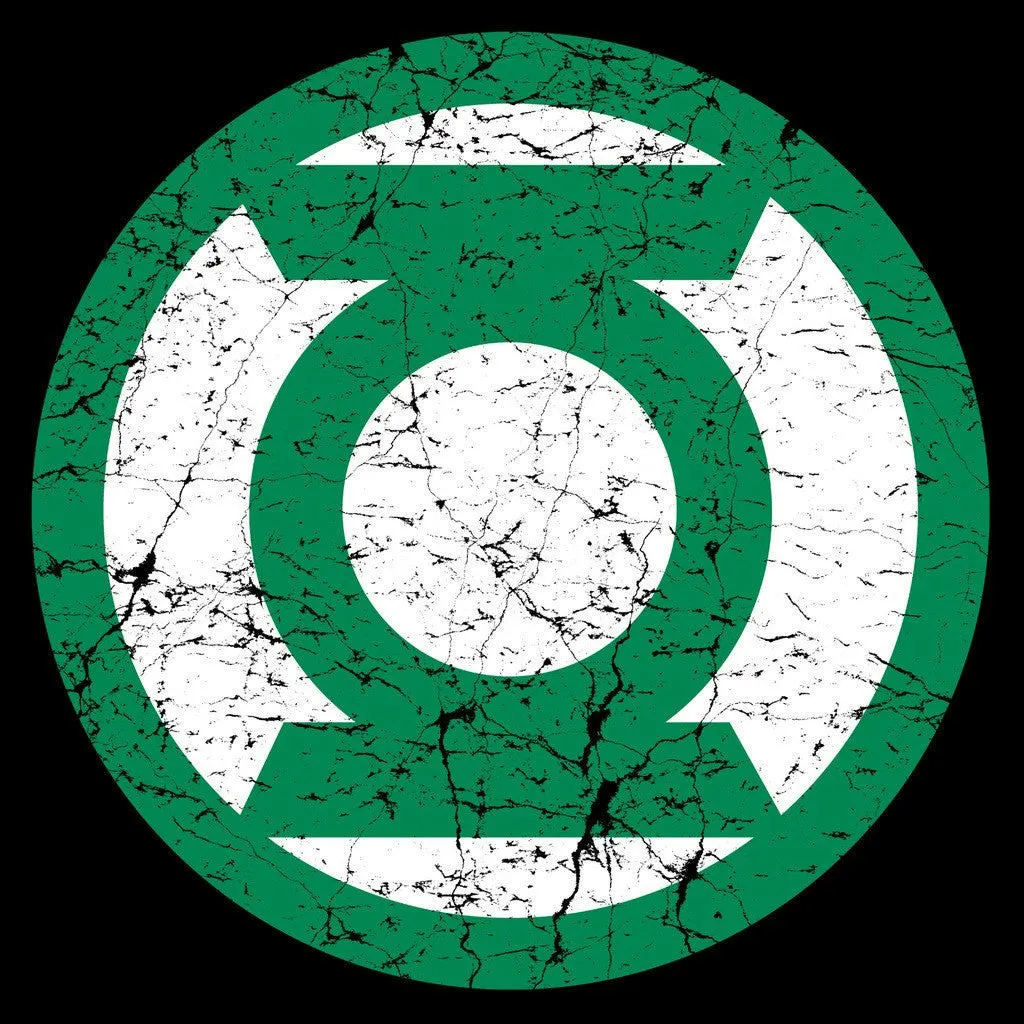 DC Comics Green Lantern Distressed Logo Official Sweatshirt (Black)