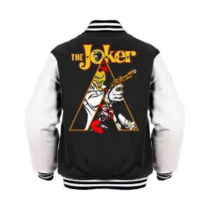 DC Comics Joker Clockwork Official Varsity Jacket (Black)
