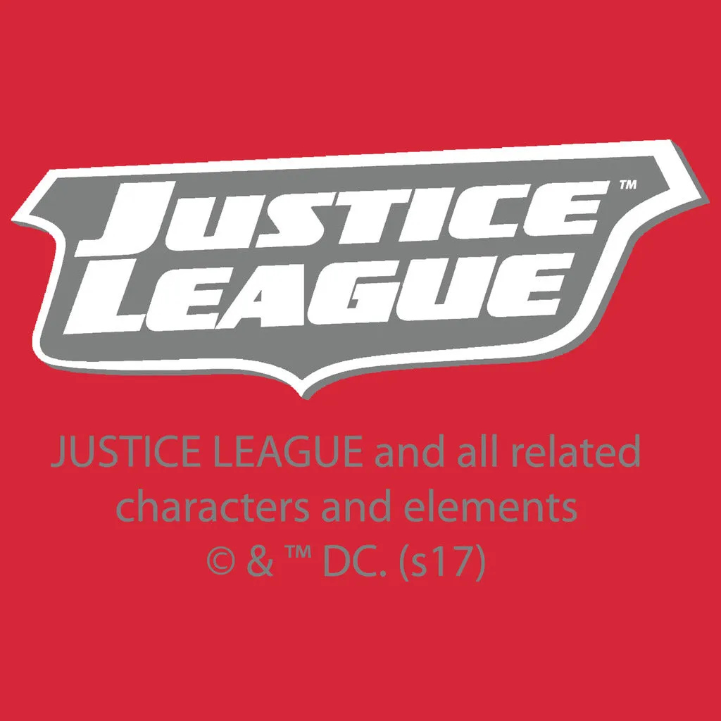 DC Comics Justice League Xmas Pattern Tube Official Sweatshirt (Red)
