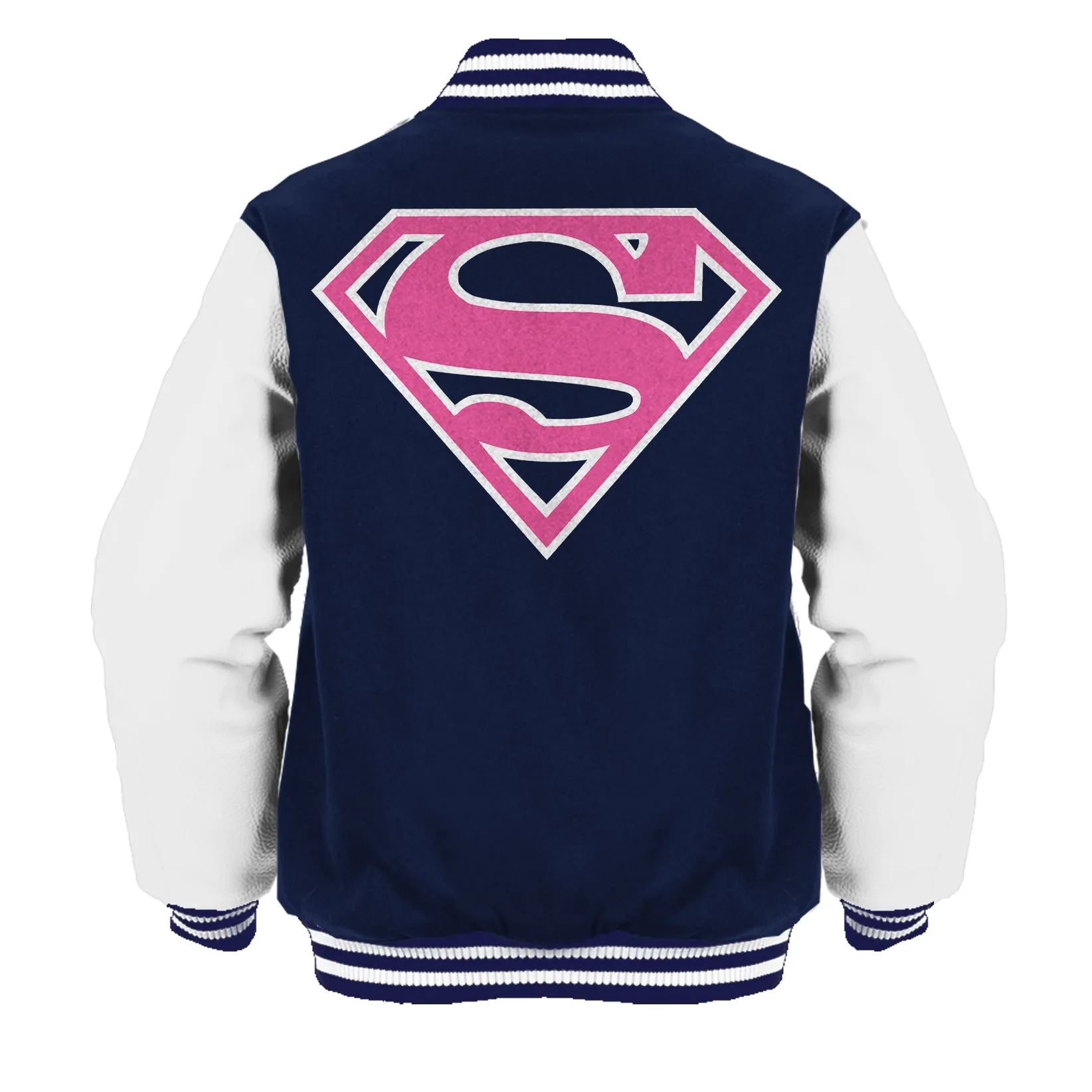DC Comics Supergirl Logo Classic Official Varsity Jacket