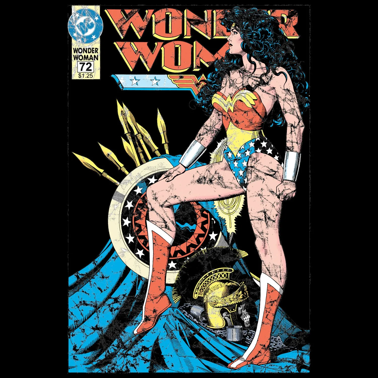 DC Comics Wonder Woman Cover #55 Official Sweatshirt (Black)