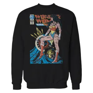 DC Comics Wonder Woman Cover #55 Official Sweatshirt (Black)