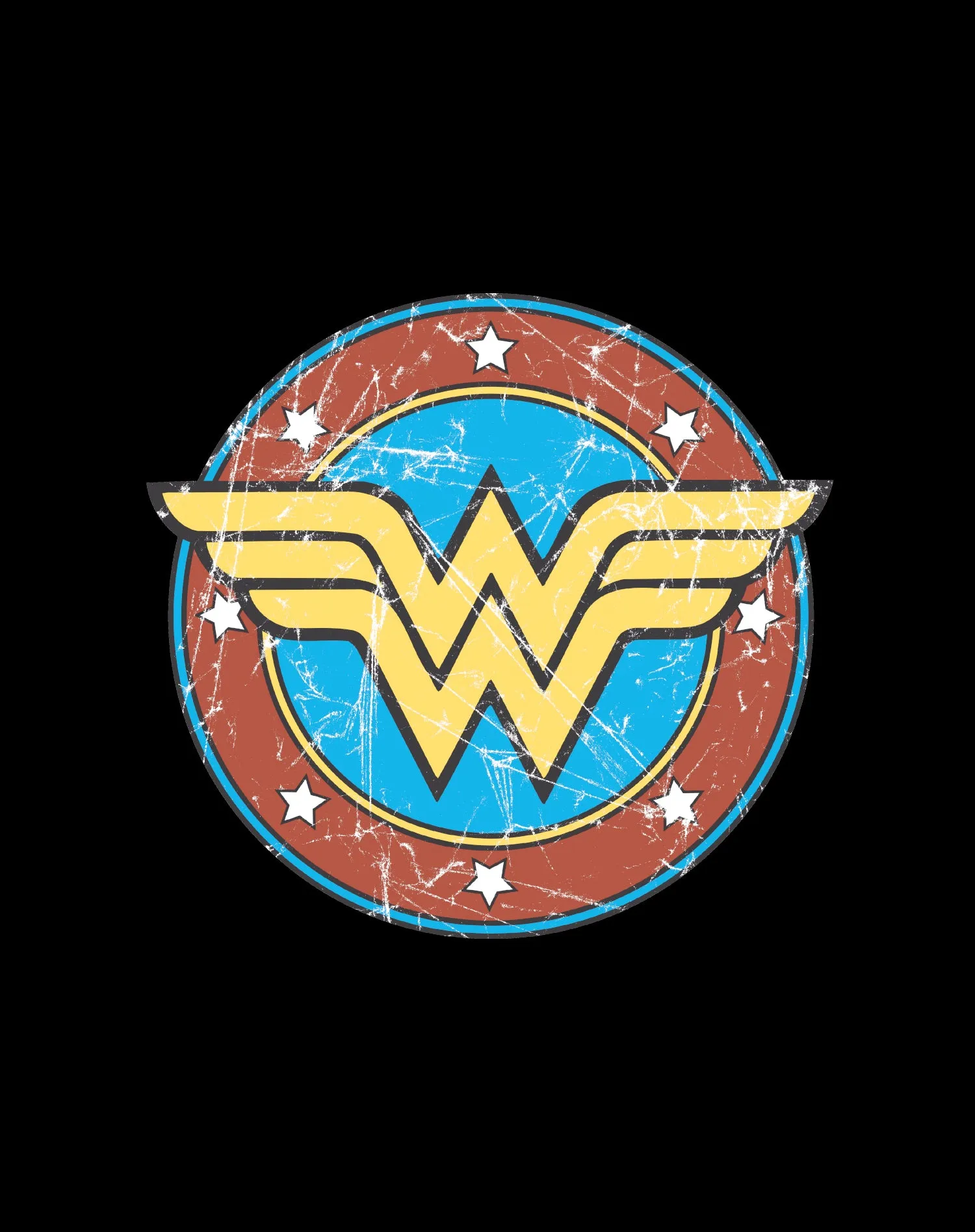 DC Comics Wonder Woman Logo Circle Dist Official Sweatshirt