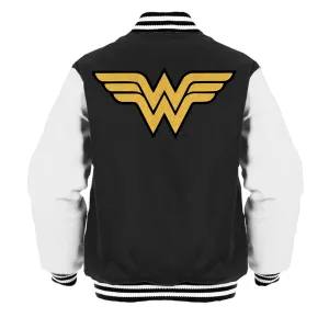 DC Comics Wonder Woman Logo Classic Official Varsity Jacket