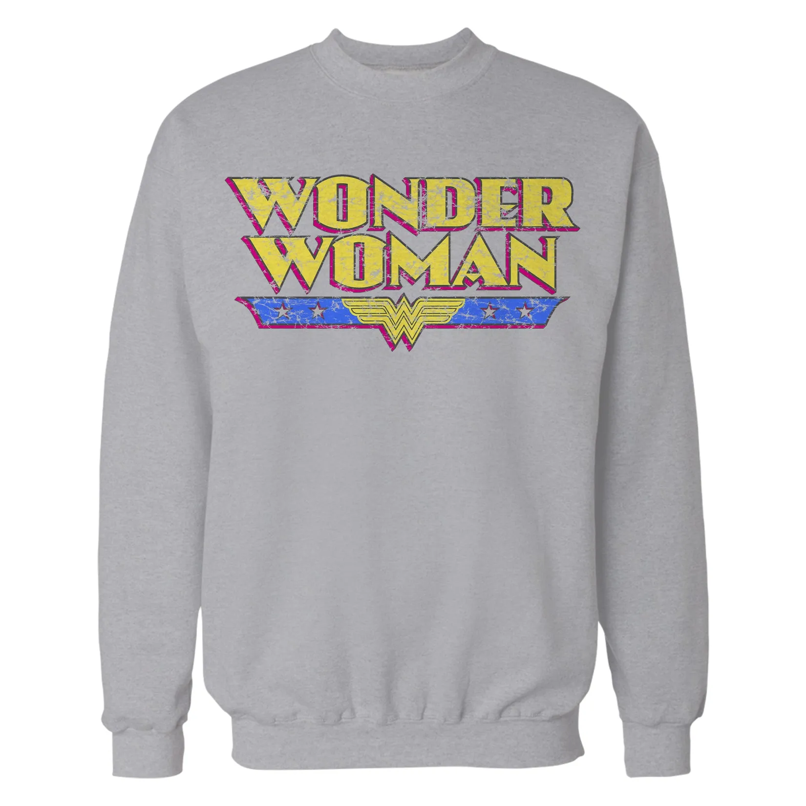 DC Comics Wonder Woman Logo Vintage Official Sweatshirt