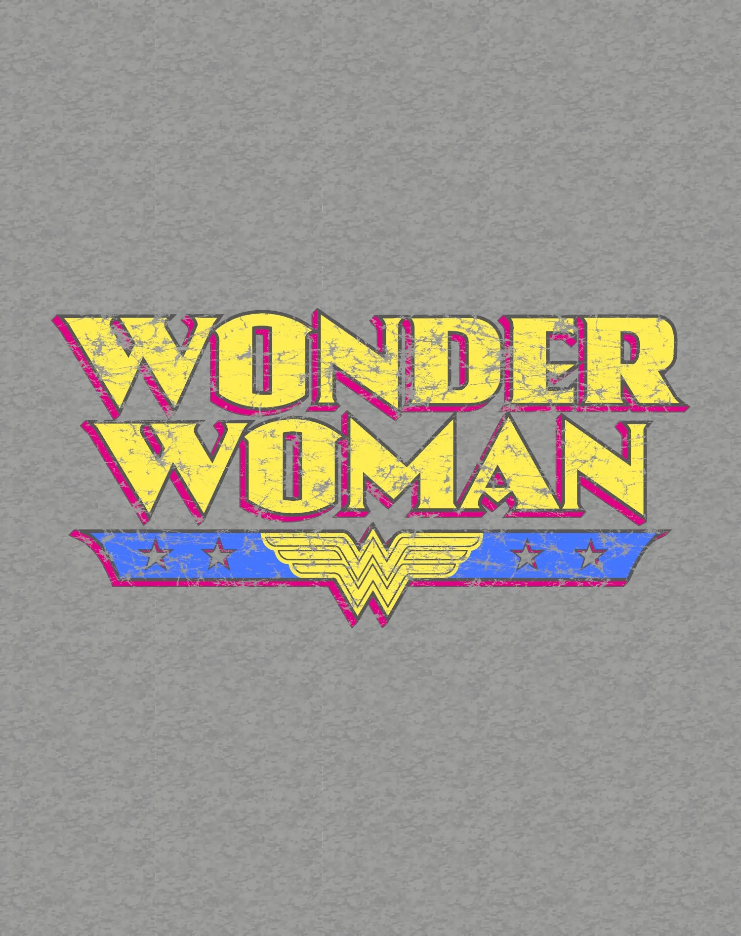 DC Comics Wonder Woman Logo Vintage Official Sweatshirt